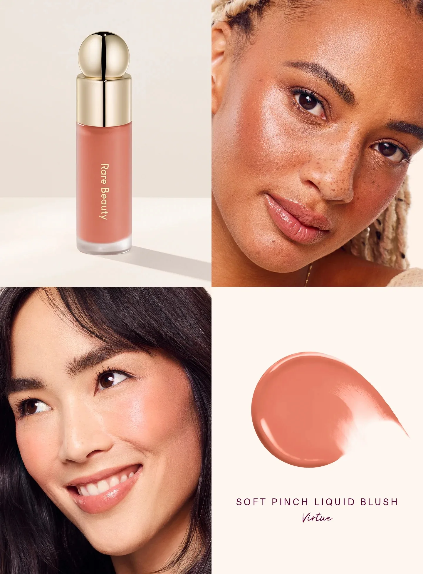 Zeldzame schoonheid Soft Pinch getinte lipolie Vlek Lipgloss Delight Hope Happy Wonder Vloeibare Blush Make-up Cosmetica Gezicht Oog Blusher