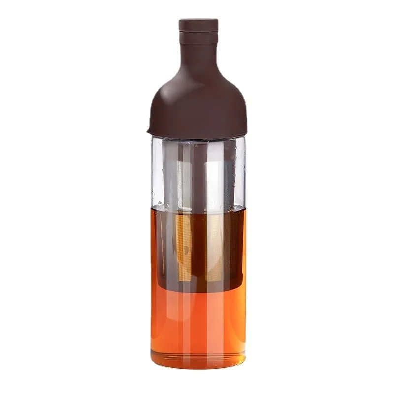 

Cold brew coffee pot and hot resistant flower tea glass pot Household brew pot Fruit tea Cold brew bottle