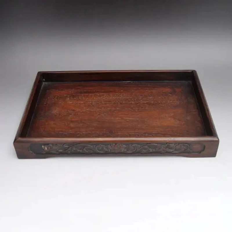 Gorgeous Antique Chinese rosewood Serving Tray ( Random Pattern )