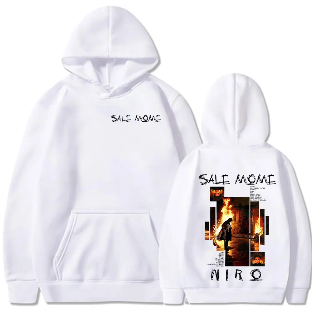 Rapper Niro OX7 Sale Mome Album Graphic Hoodies Men Women Hip Hop Fashion Hooded Sweatshirts Streetwear Casual Fleece Hoody Coat