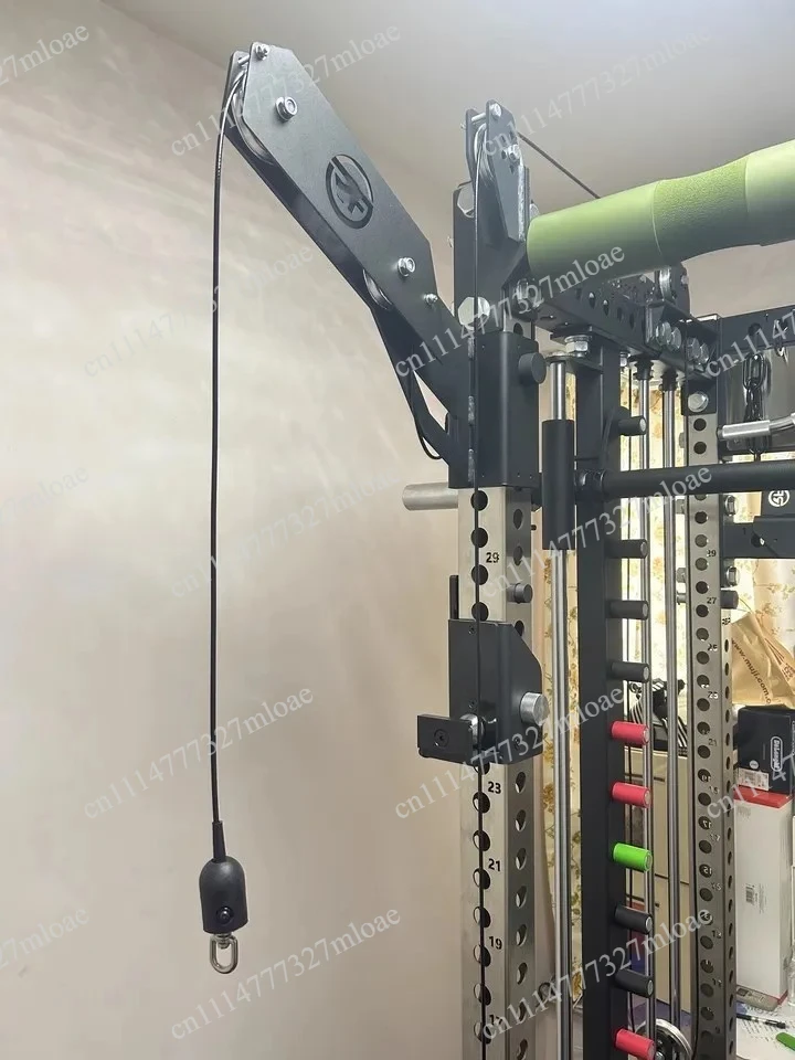 Wall Mount Pulley System For Fitness Lat Pull Down And Low Row Cable Machine, Cable Station Equipment