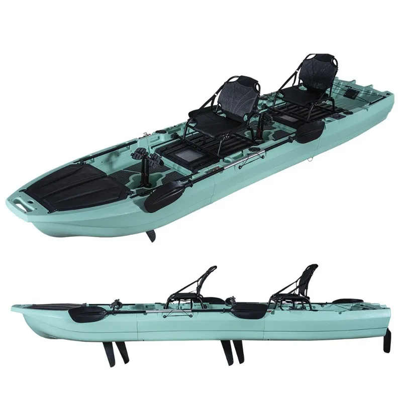 

Double splicing fishing boat Double live fish cabin splicing boat
