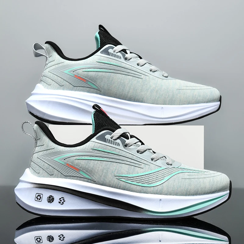 

unisex casual sports shoes four season light fashion comfortable outdoor thick sole breathable anti slip running casual sneakers