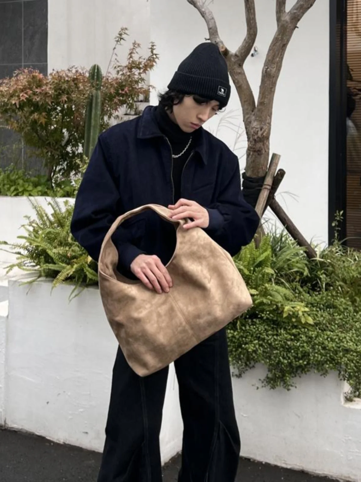

Retro mat Soft Suede Buet Bag Hobo Bag ex Underarm Women's Sle Casual oulder Bag Tote Bag for Youth