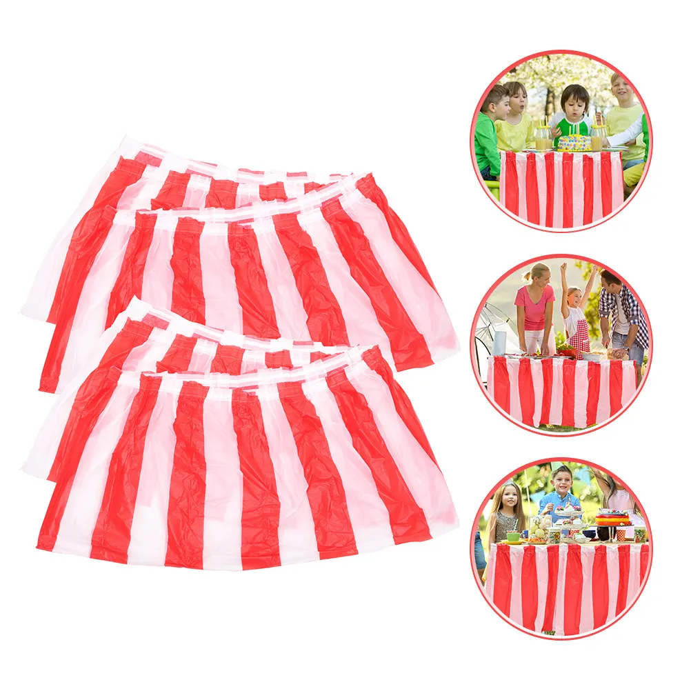 

2 шт. складных портативных водонепроницаемых скатертей-юбок из ПВХ для праздничных мероприятий и вечеринок