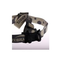 ZebraLight Black silicone holder and headband with removable top strap for H600 and H60x