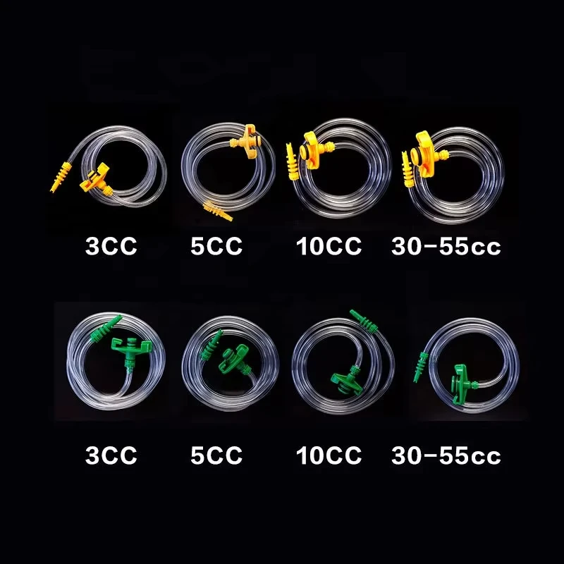 1/5/10pcs 3cc/5cc/10cc/30cc/55cc for Glue Adhesive, Fluid Dispensing Pneumatic Syringe Barrel Valve Robot Fitting Adapter