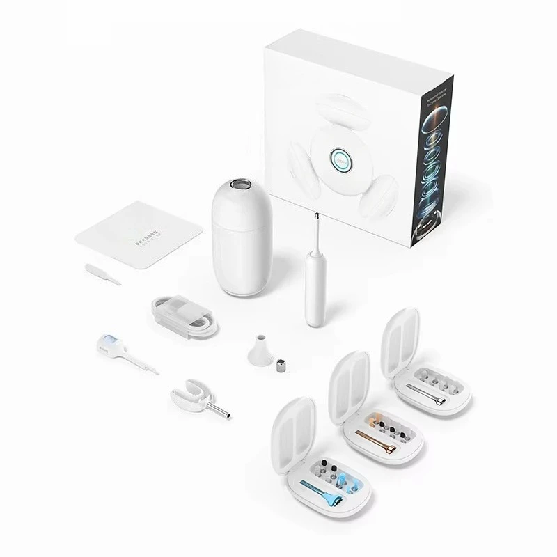 

H30S 4 in 1 Endoscope Camera Analyse AI Ear Health Assistant Software Features Endoscope Ear Wax Cleaner