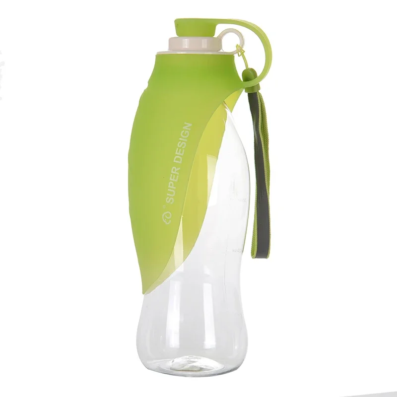 OUZEY 580ml Dog Water Bottle Outdoor Dog Walking Portable Foldable Drinking Bowls For Small Medium Dogs Pet Suppliws