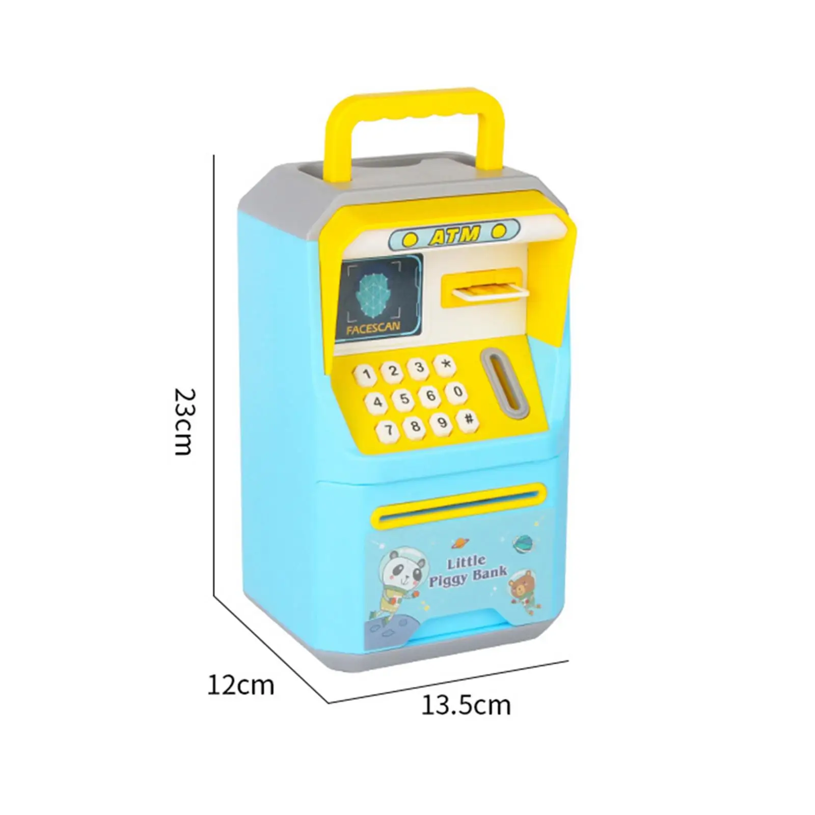 Electric ATM Money Bank Electronic Piggy Banks Auto Scroll Machine for Kids Children 3 4 5 6 7 8 9 Years Old Gifts