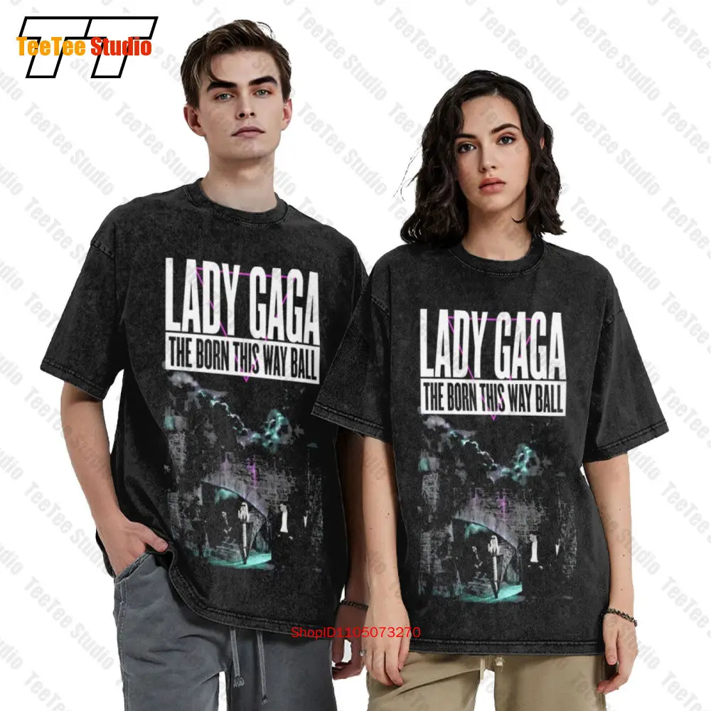 Lady Gaga Castle Tour 2013 The Born This Way Ball Pop Music Essential Cotton T-Shirt C0SQ