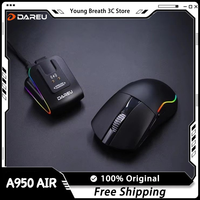 Dareu A950 Air Gamer Wireless Mouse 2 Mode Aim-750u 8k Bluetooth Mouse 30000dpi Gaming Mice Lightweight Pc Office Custom Gift