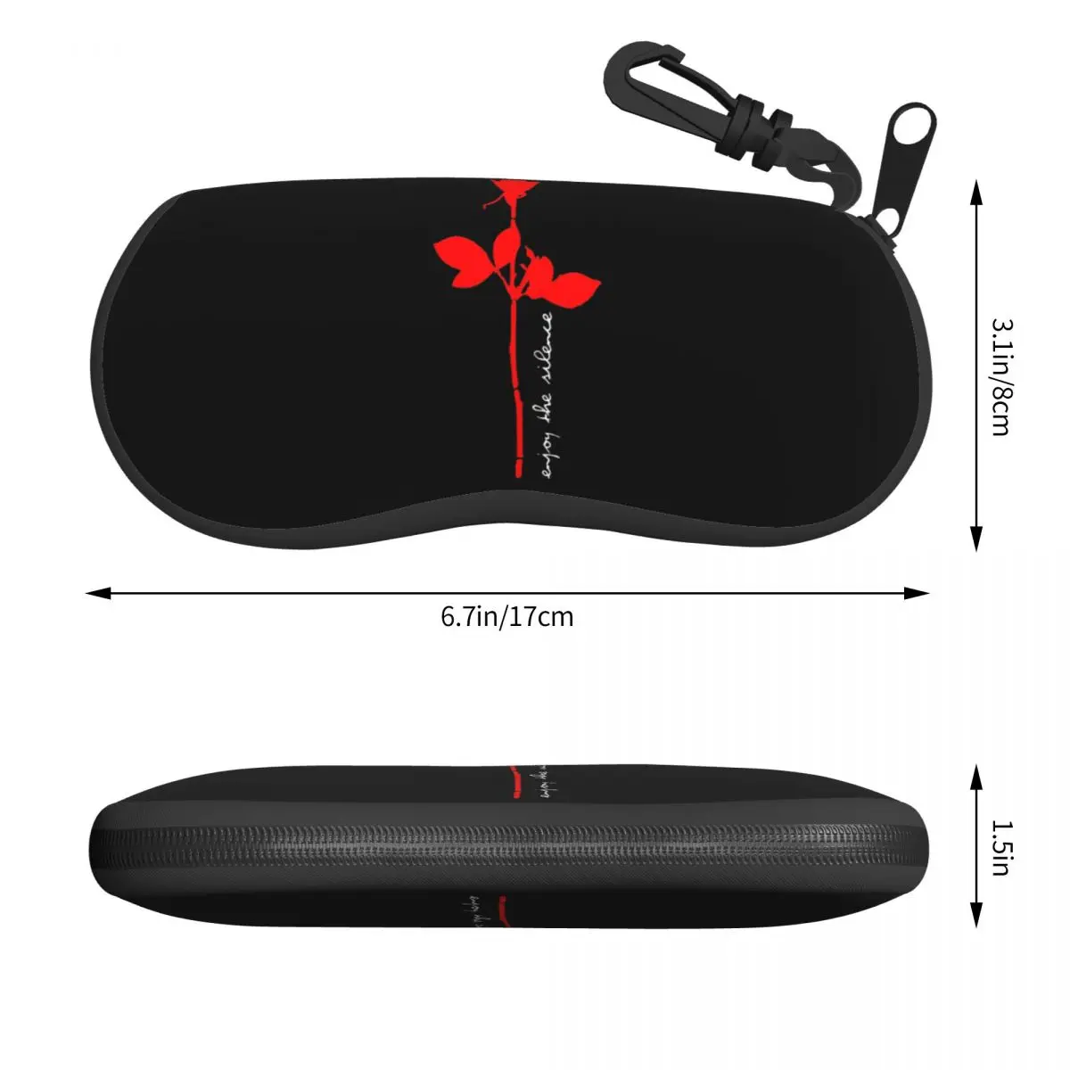 Depeche Cool Mode Glasses Case Anti-Fall 80S Music Band Sunglasses Storage Box Protector Eyeglasses Box