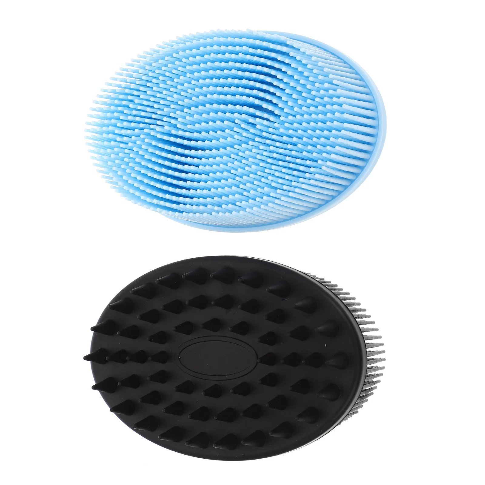

2Pcs Silicone Bath Scrubbers Body Brushes Wear-Resistant Supple Massage Shower Scrubber Convenient Baby Brush
