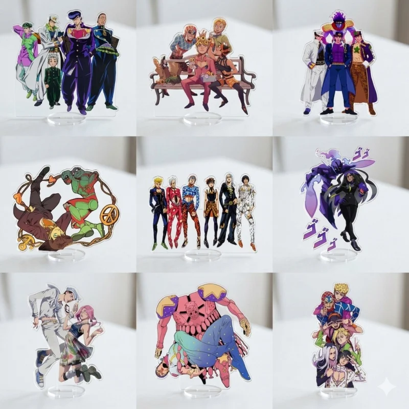 JoJo Bizarre Adventure Iggy Anime Figure Chibi Kawaii Dog Acrylic Stand Model Plate Desk Decoration Ornament Toy Keychain Gift - view 2