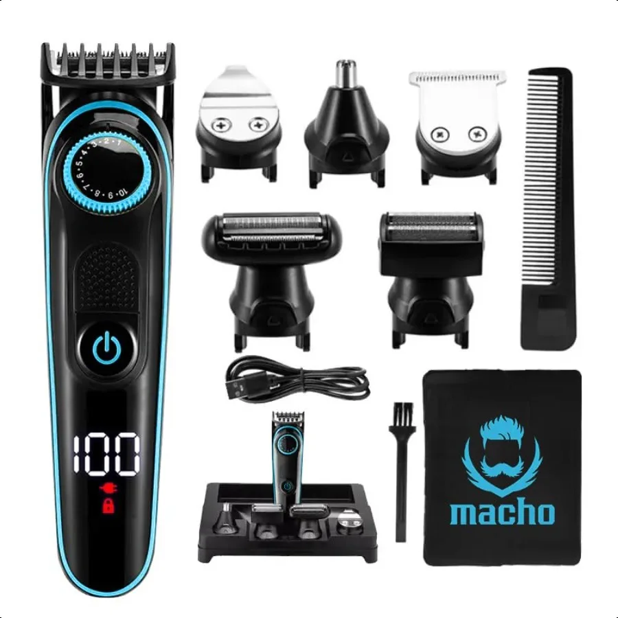 

5 in 1 Grooming Kit Hair Trimmer Beard Trimmer Body Trimmer Hair Clipper Ear Nose Hair Trimmer Electric Razor Shaver Cordl Body