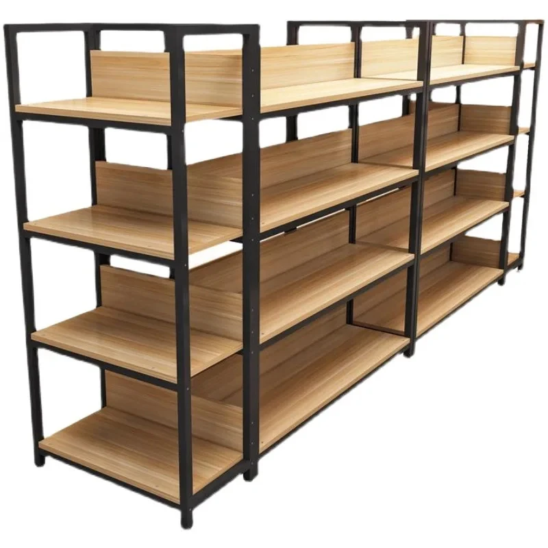 custom.Convenience Store Showcase Shelf Wooden Supermarket Shelves Display Racks