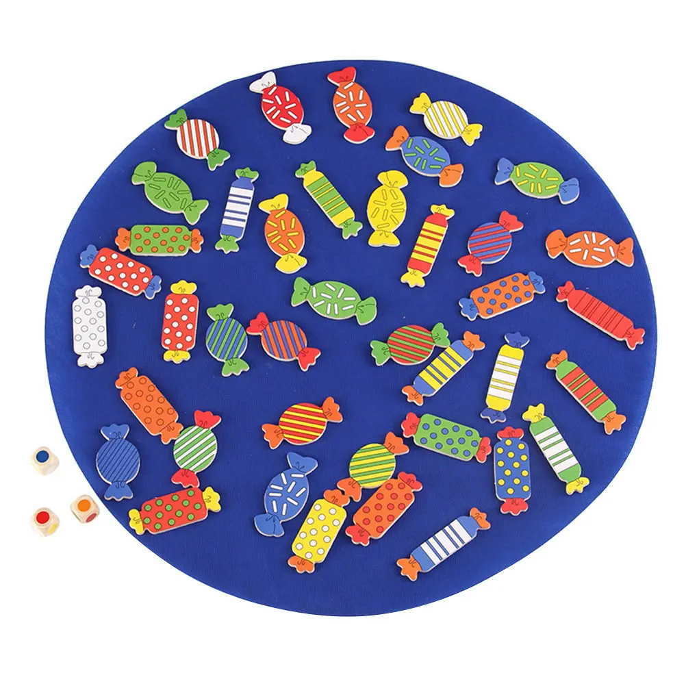

1Set Candy Matching Educational Recognition Intelligence Plaything for Kids Early Learning Shape Cognition Development