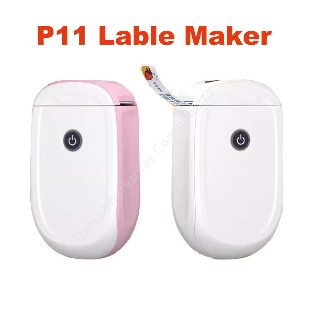 Marklife P11 Portable Lable Maker Thermal Printing No Ink Required Bluetooth Connected Tear/Water/Oil Proof Mini Printer Machine