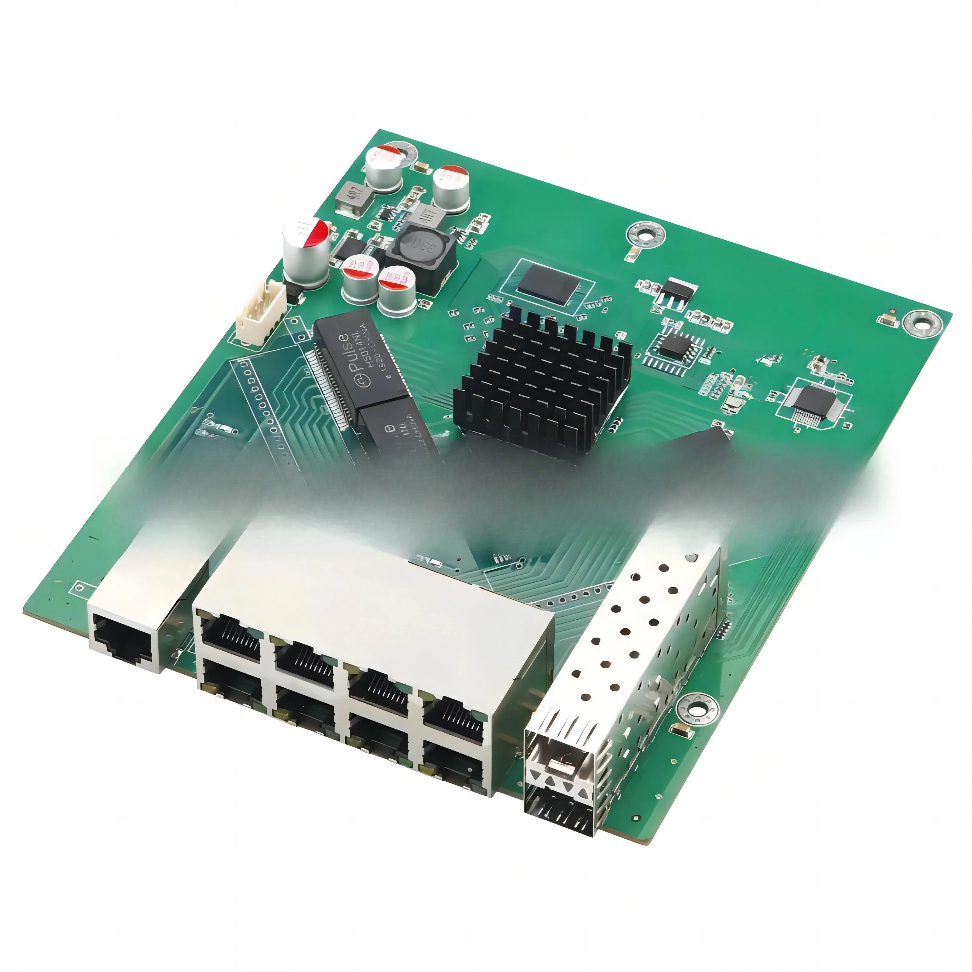 Gigabit Industrial Ethernet Switch PCB POE Network 8 Port Managed Board 1000Mbps