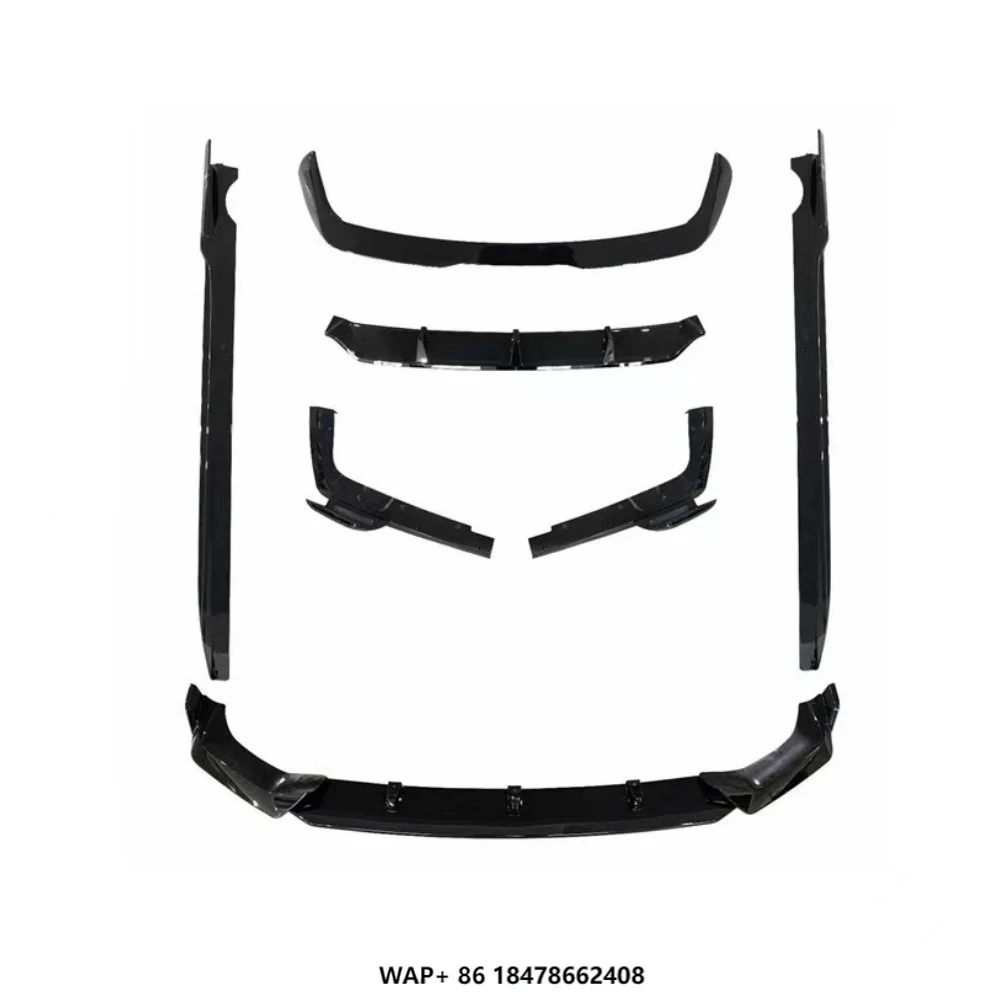 

Auto Parts Body Kit Front Rear Lip Side Skirts for X7 G07 Black Warrior Style Bumper