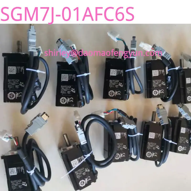 

Used Original SGM7J-01AFC6S servo motor, 7-series 100w servo motor