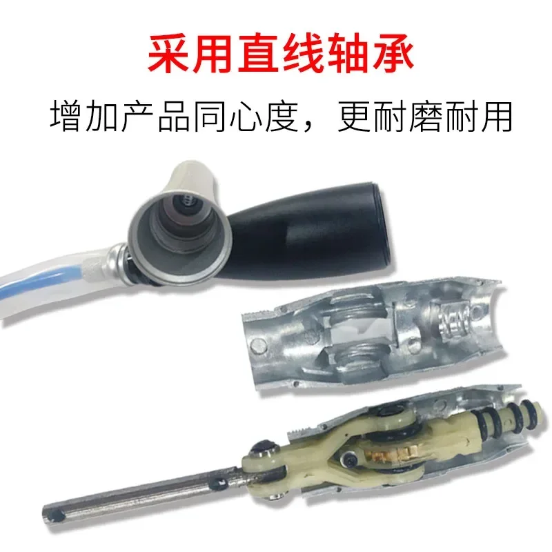 Reciprocating pneumatic ultrasonic vibration file machine, mold polishing and polishing machine, pneumatic tool