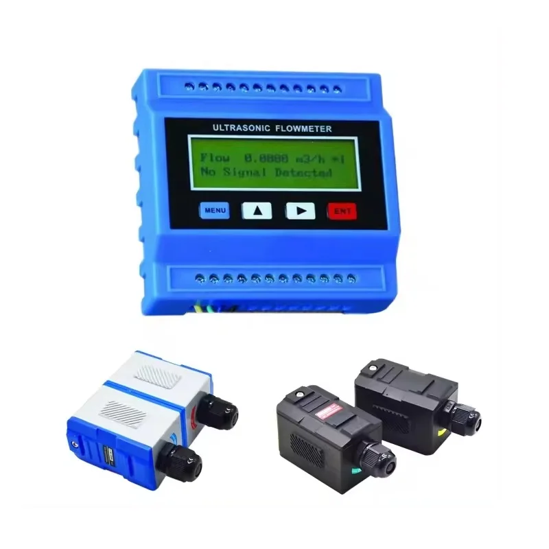 TUF-2000M Digital Modular Ultrasonic Flowmeter TS-2-H TM-1-H TL-1-H Transducer High Temperature -30℃~160℃ Flow Speed Tester