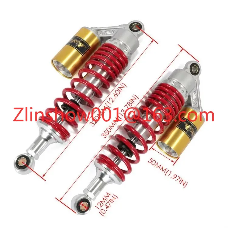 320mm Motorcycle Rear Shock Absorber 7mm Spring Fits for CB400 Yamaha RXS RXSpecial RX115 RX135 RXK RXKING RXS115
