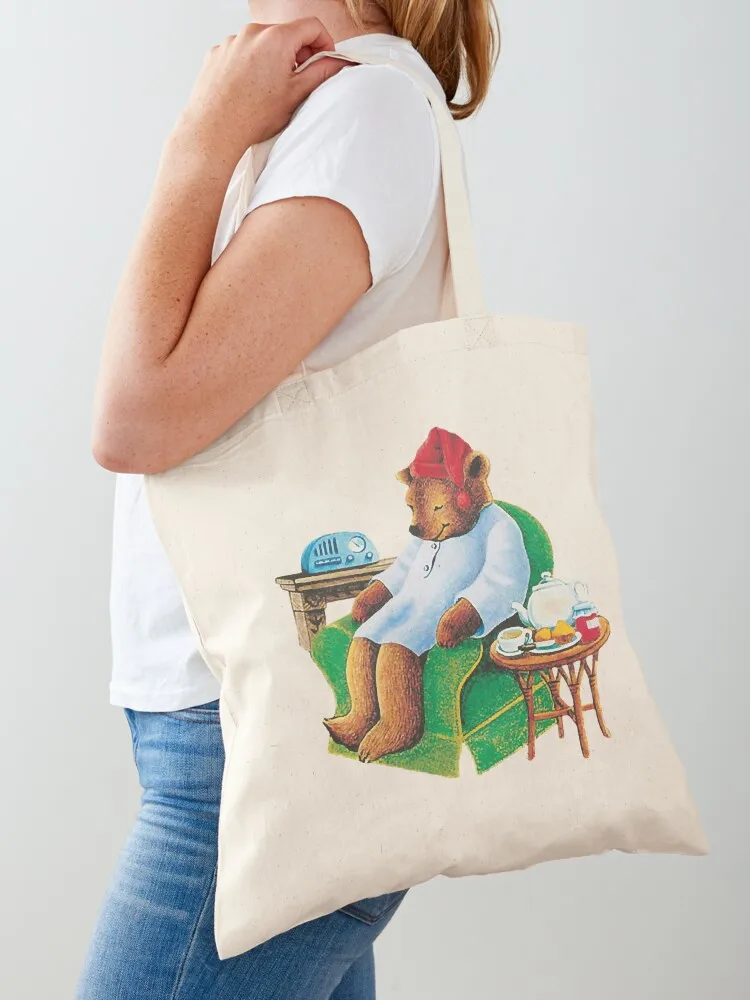 

Celestial seasoning sleepytime tea bear Tote Bag hand bag ladies woman shopping bag custom bags Women's tote