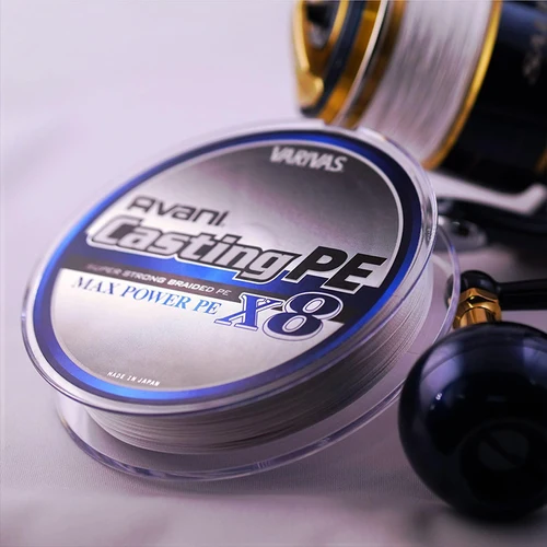 Imagen 2 del producto Cable trenzado Original Varivas 300M X8 para sedal de pesca de agua salada para curricán, línea trenzada de PE multifilamento de 8 hebras