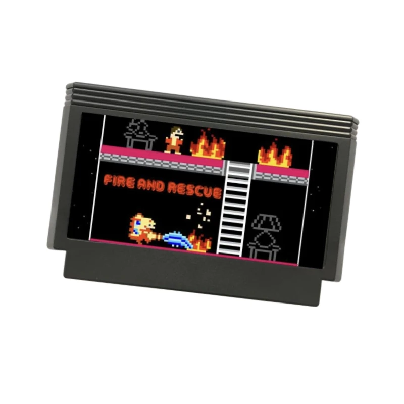 خرطوشة ألعاب النار والإنقاذ لوحدة تحكم FC / NES 60Pins / 72Pins بطاقة ألعاب الفيديو