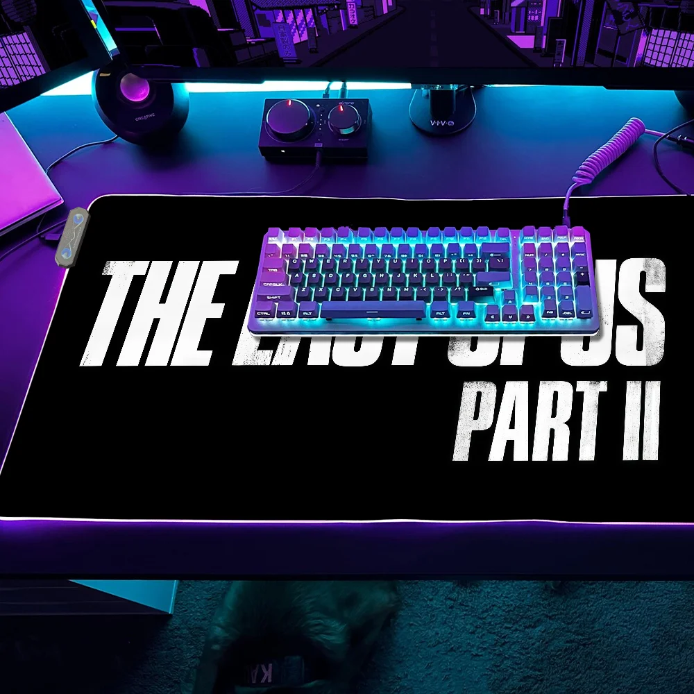 

Игровой игровой коврик для мыши, светодиодный стол, коврики из 2-х годов, резиновые настольные коврики с подсветкой, XXL RGB, настольные коврики, микро USB