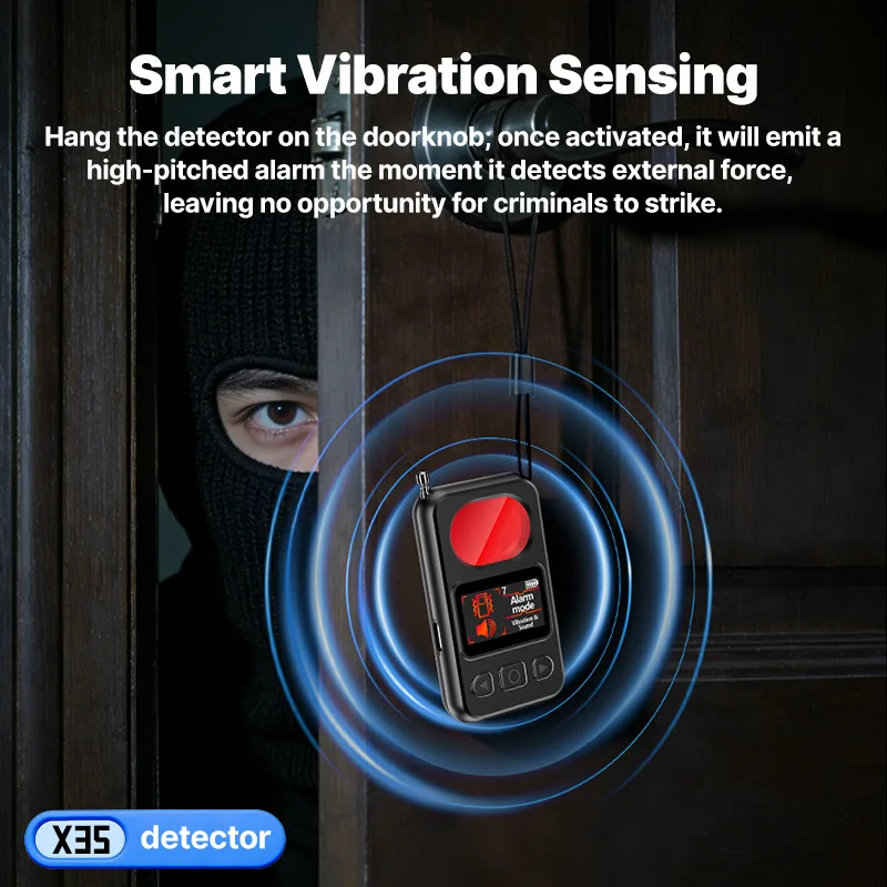 Multi-Function Anti Spy Detector Hidden Camera Detector RF Signal Scanner GPS Locator Detector Anti Eavesdrop Bug Finder for Car view 6