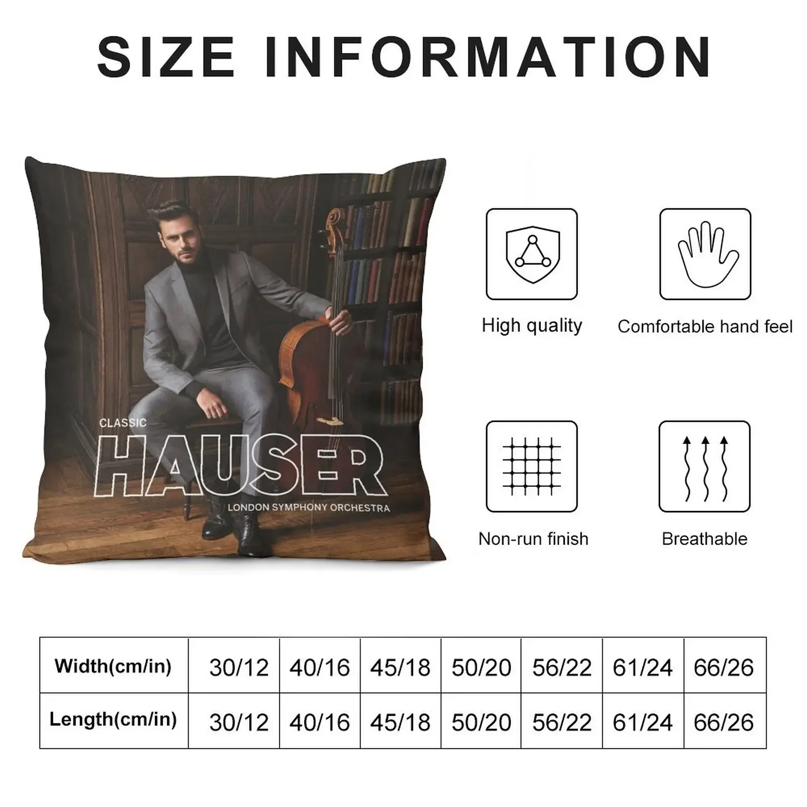 hauser na cellos stylist Throw Pillow anime girl Sofa Cushion Cover christmas pillowcases pillow