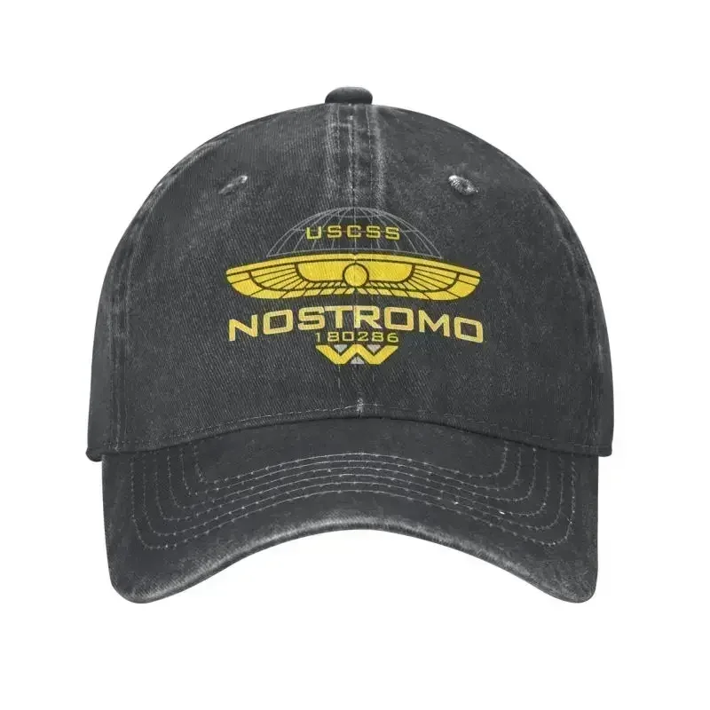 قبعة بيسبول كلاسيكية من القطن Nostromo Alien للرجال والنساء مخصصة قابلة للتعديل للجنسين Weyland Yutani CORP Dad Hat في الهواء الطلق