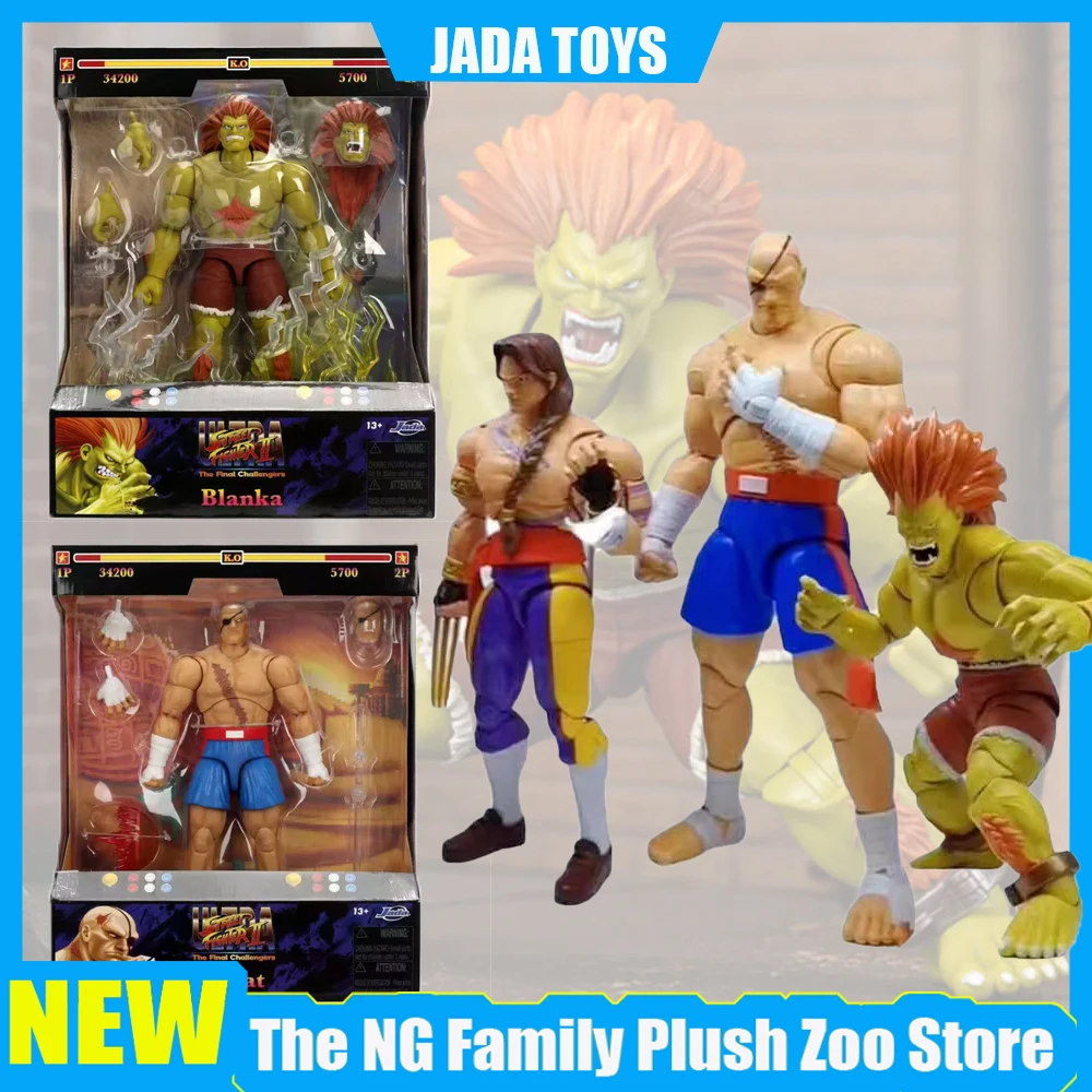 

Jada Toys Blanka Sagat Vega Street Fighter Wave 4 Anime Figure Action Figure Collection Model Statue Toy Custom Gift In Stock