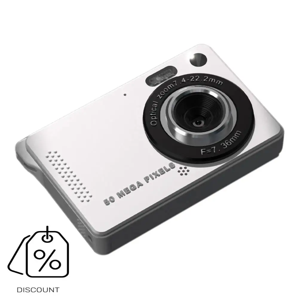 ABJO-M08 Digital Camera Ccd Small Camera For Students Small Portable Retro Campus Card Machine Memory Card