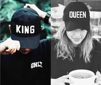 KING QUEEN Baseball Cap Snapback Men Women Visor Caps dad Bone White Black Couple Lover Hip Hop Sport Gorras Casquette Hats