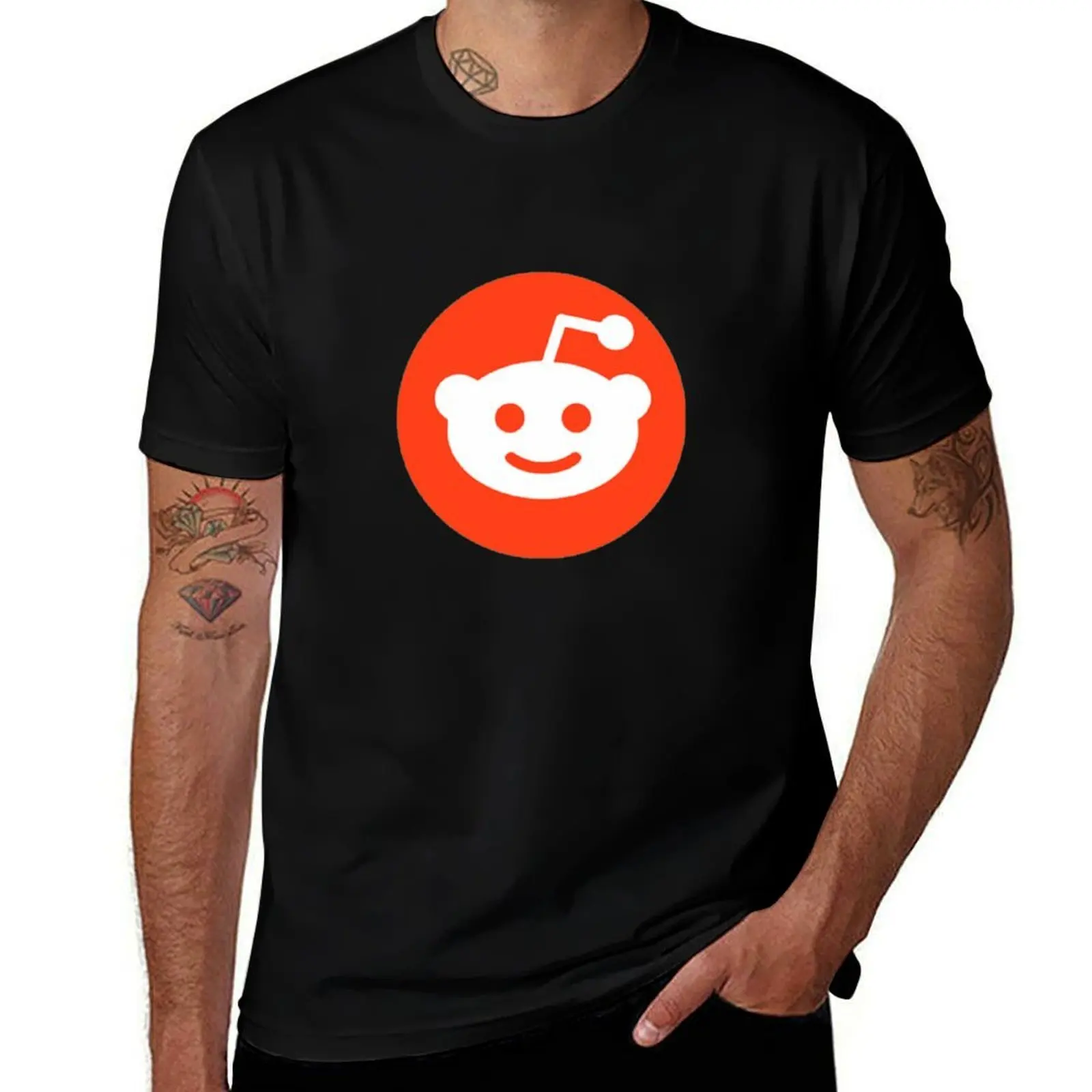 

Reddit Logo Classic T-Shirt man t shirt cotton high quality t shirts cotton 100% T-Shirt