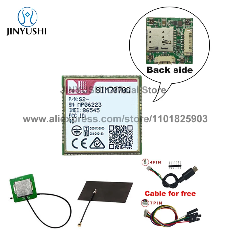 

SIMcom SIM7070G Модуль разработки основной платы SIM7070 LPWA+GSM+NBIOT+CATM