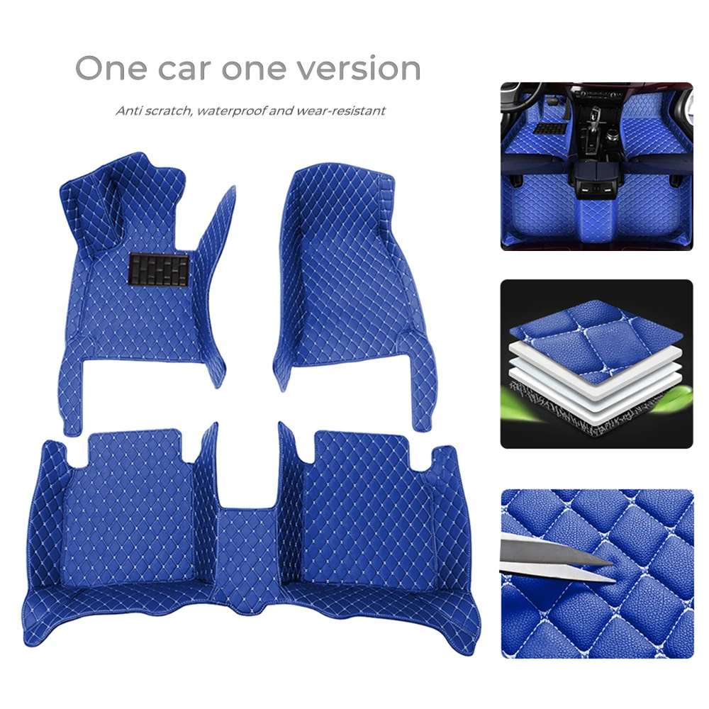 

Кожаные автомобильные коврики для моделей 90%, автомобильные аксессуары, коврик для интерьера