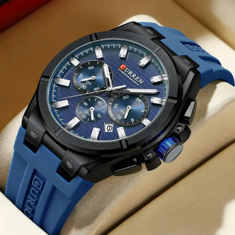 CURREN 8487 NOVO Relógio de Pu - Luxury Watch It avaliação e preço