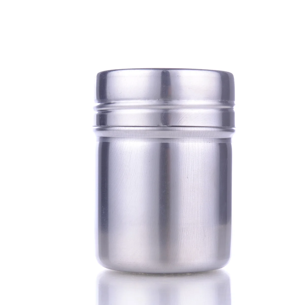 برطمان توابل من الفولاذ المقاوم للصدأ مضاد للصدأ زجاجة توابل خفيفة الوزن لبذور الأعشاب ومسحوق الكاكاو والملح والفلفل والمطبخ #2