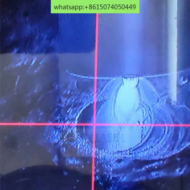 Welding camera display screen imaging weld bead observation real-time observation of argon arc welding plasma welding point