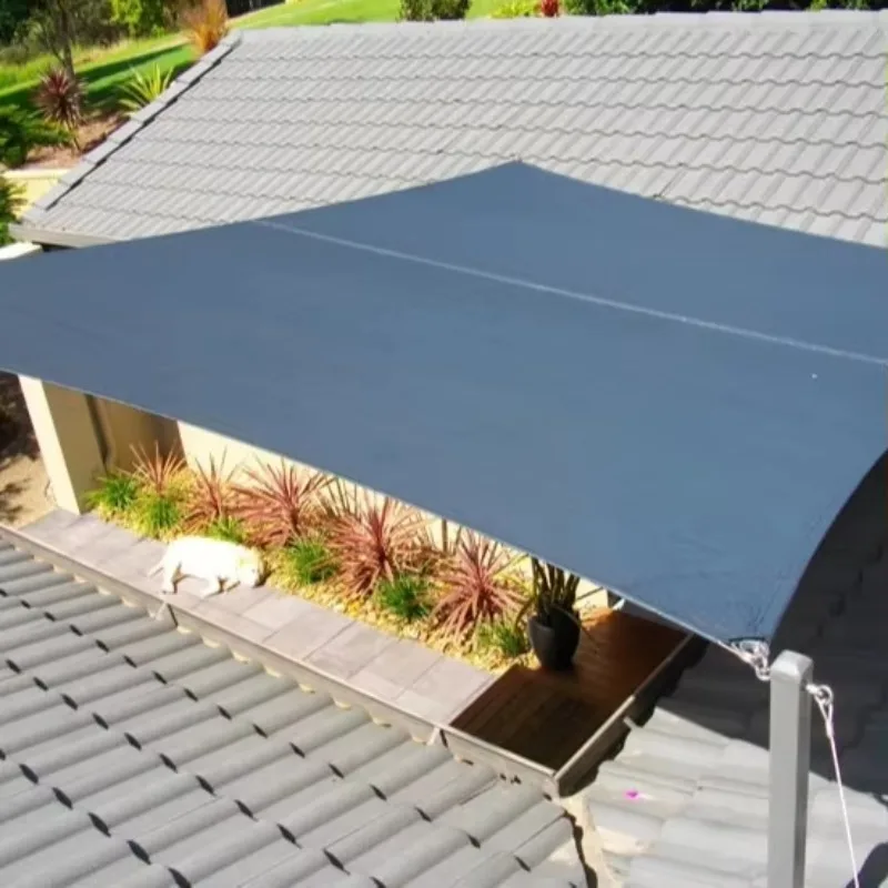 

Polyester Shade Sail Canopy Fabric Net Carport Shade Sails & Net 5m Shade Sail Rectangle