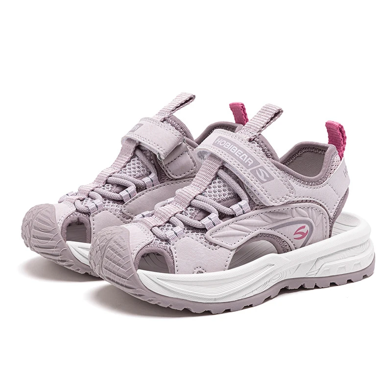 Wear Resistant kids' Beach Sandals Closed Toe Sports shoes Summer Footwear Durable Breathable Boys Daily Outdoor Casual sandals