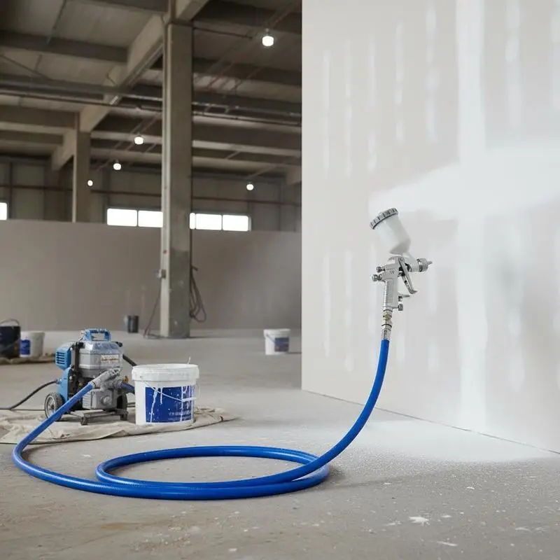 Ensemble de tuyaux pour pulvérisation de peinture sans air, 15 m, raccord pivotant de 0,64 cm, 248 bars, avec embout 517