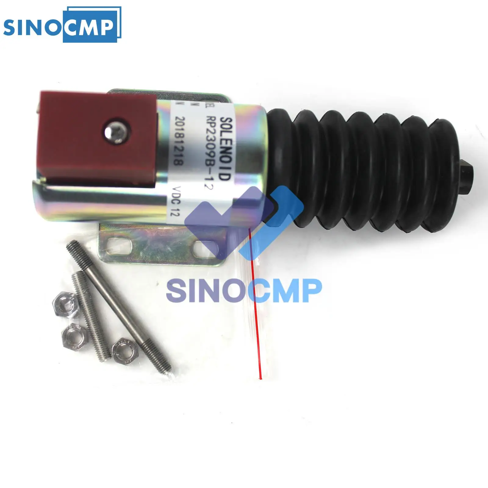 

12V Diesel Solenoid Shutoff Solenoid RP2309B RP2310B For Excavator Engine Cut Off Solenoid Accessories With 3 Months Warranty