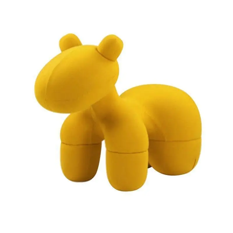 Chaise poney de célébrité d'internet, siège animal créatif, dessin animé, chaise mignonne pour enfant, chaussures de changement en forme de chiot